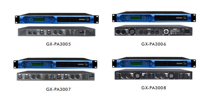Multichannel Digital Power Amplifier GX-PA3005/ GX-PA3006/ GX-PA3007/ GX-PA3008