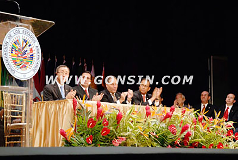 Gonsin At General Assembly Of Organization Of American States