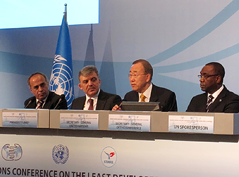 Gonsin At The 4th United Nations Conference On Ldcs