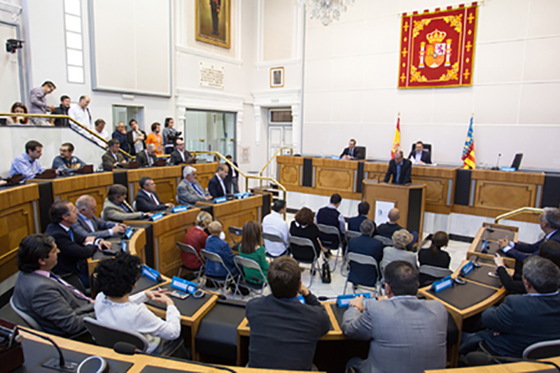 Gonsin Conference System Installed In Plenary Hall Of Alicante City In Spain