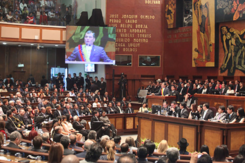 National Assembly Of Ecuador Installs Gonsin Tl-vcb4200 Conference System