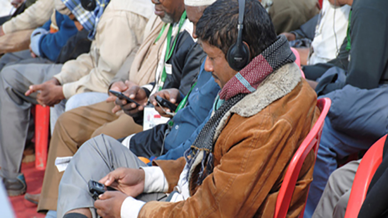 (Gonsin) fs-fhss Simultaneous Interpretation System Assisted Mass Rally In India-pakistan