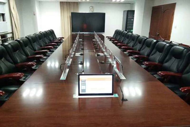 Guangxi Financial Vocational College Equipped With Gonsin Paperless Conference System