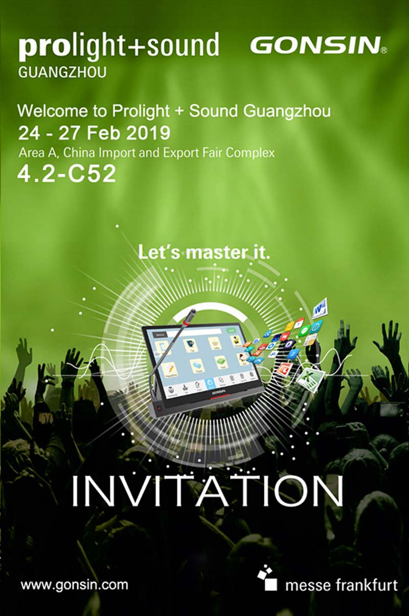 Prolight+sound 2019 Invitation