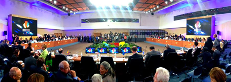 Gonsin Escorted The Celac - European Union Ministerial Summit