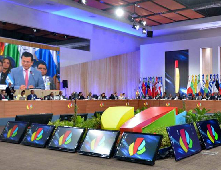 Gonsin Conference Audio and Video System in CELAC-EU Summit