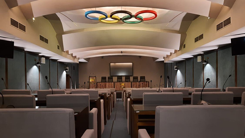 Gonsin Conference Audio and Video System in the National Olympic Committee of Sri Lanka