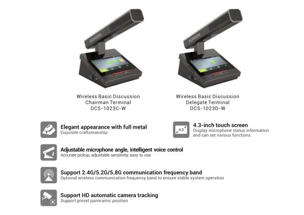 Wireless Basic Discussion Terminal DCS-1023C-W/DCS-1023D-W