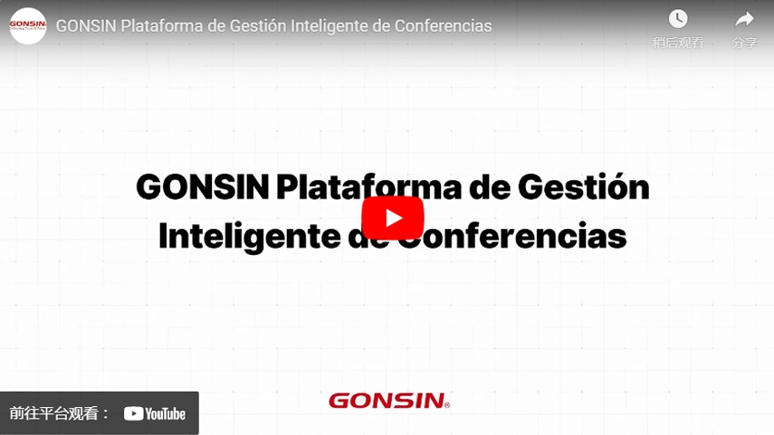 GONSIN Plataforma de Gestión Inteligente de Conferencias