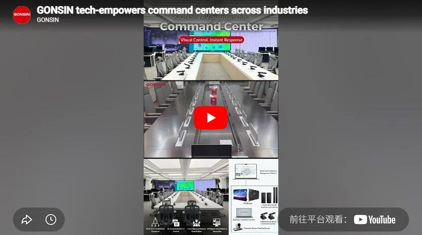 Gonsin Tech-Empowers Command Centers Across Industries