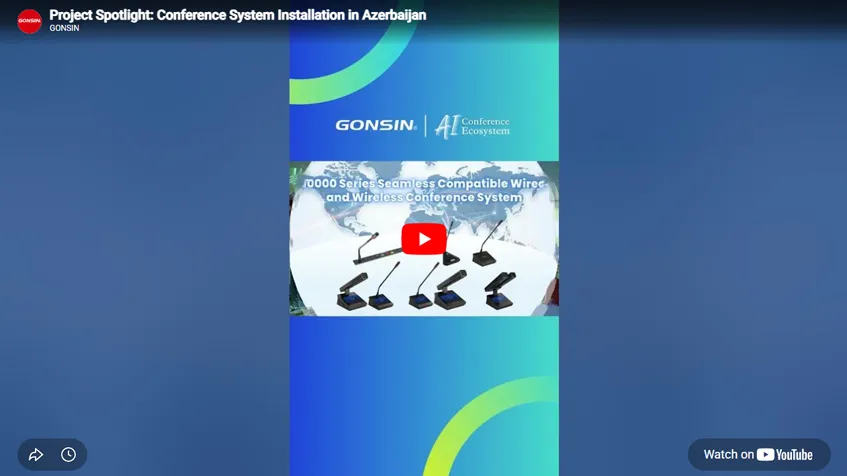 Project Spotlight Conference System Installation in Azerbaijan